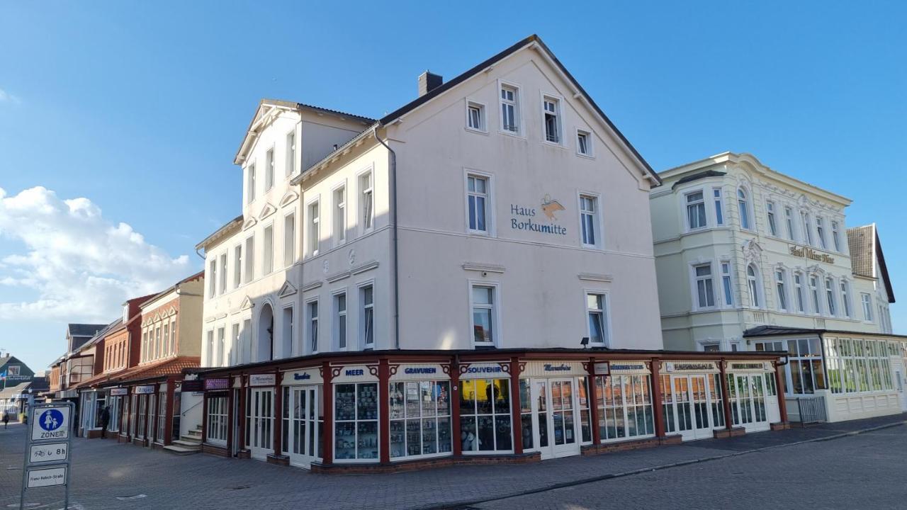 Haus Borkumitte Appartement Luettje Hoern Buitenkant foto